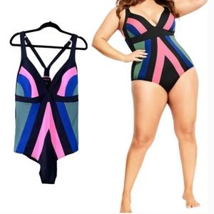 NWT City Chic Swimsuit Size 16